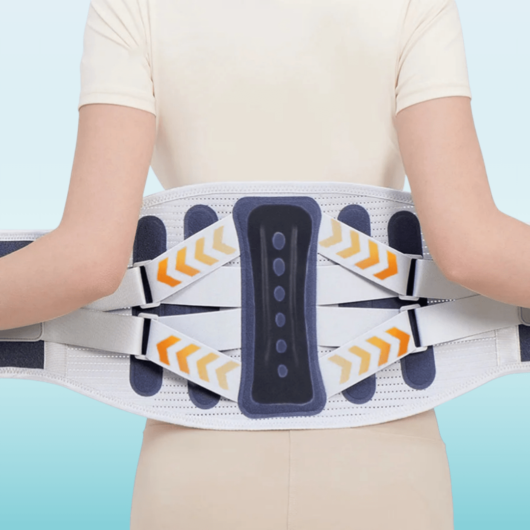 CureKin Back Brace Lumbar Support Belt – Sciatica Pain Relief, Posture Corrector & Lower Back Support - CureKin