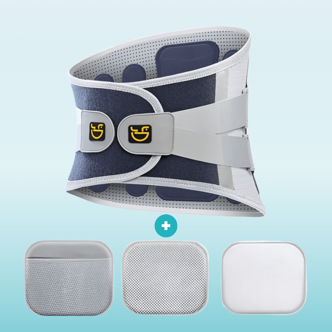 CureKin Back Brace Lumbar Support Belt – Sciatica Pain Relief, Posture Corrector & Lower Back Support - CureKin