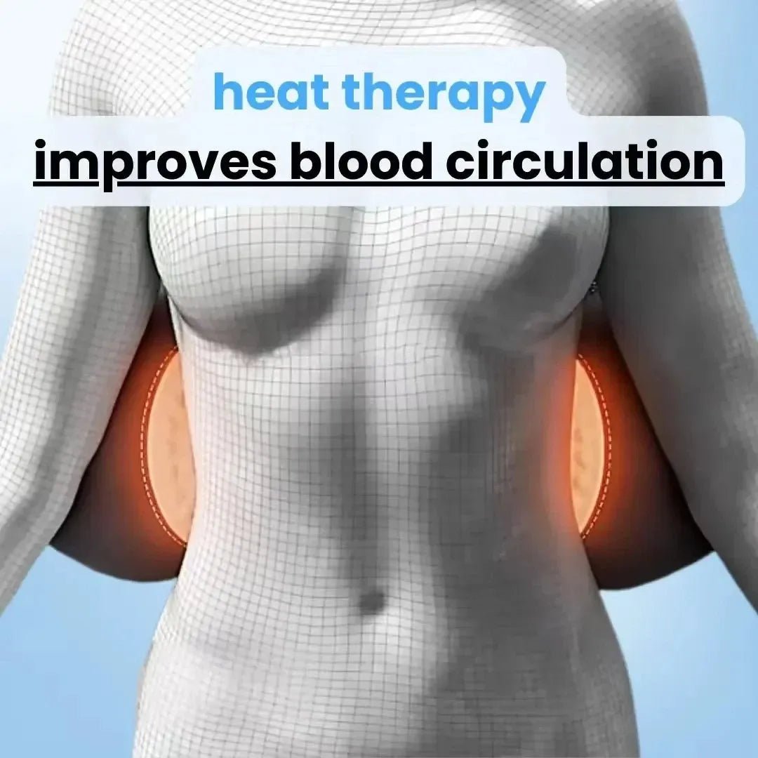 Back Massager with Heat, Vibration & Spinal Support – Relieve Sciatica, Lower Back Pain & Posture Stress | CureKin 3 - in - 1 Home Therapy - CureKin