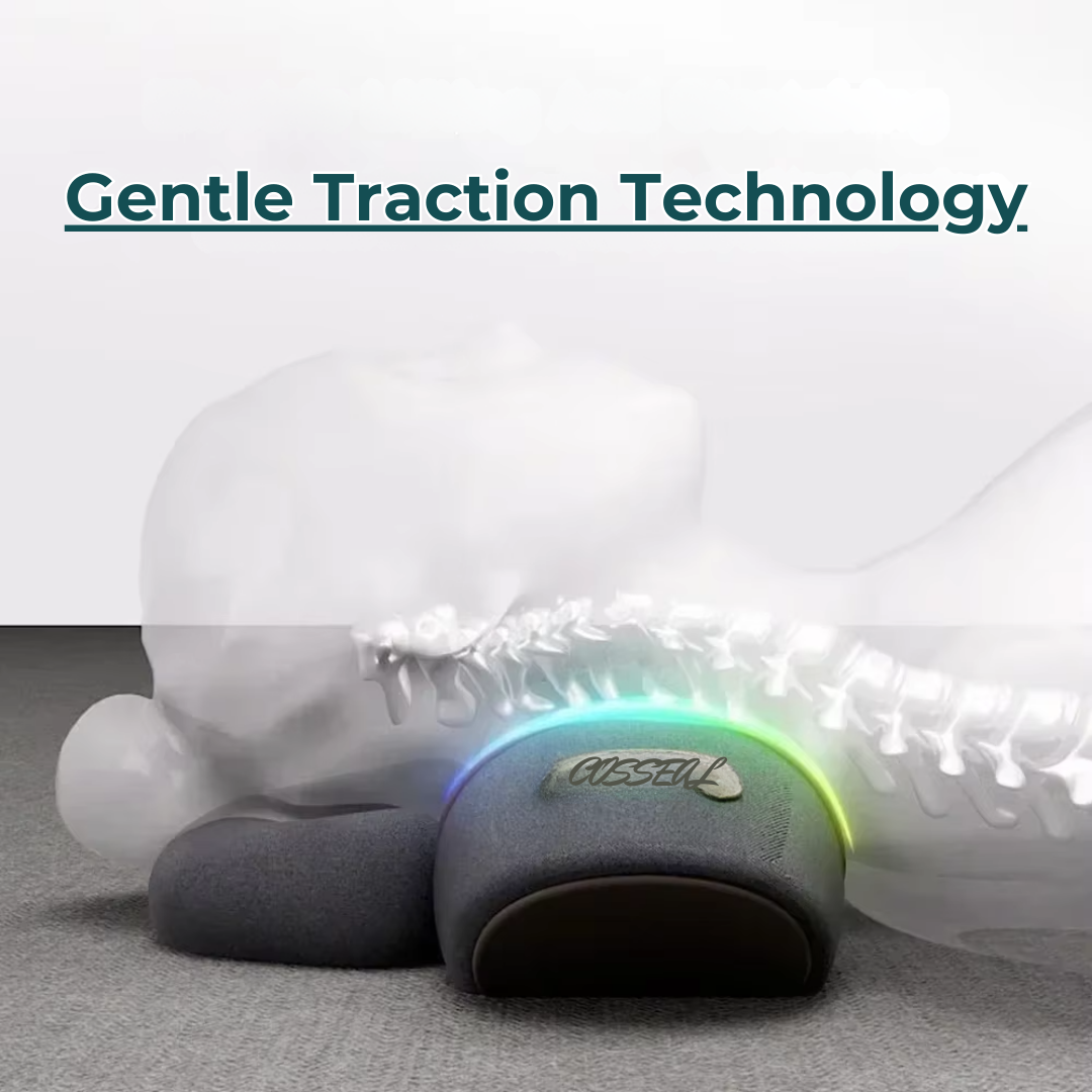 Neck Massager Pillow with Heat & Traction – Relieve Cervical Pain, Neck Stiffness & Improve Spine Alignment | CureKin