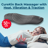 CureKin 3-in-1 Back Massager with Heat, Vibration & Traction – Sciatica & Lower Back Pain Relief